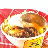 Beef Teriyaki with Onsen Egg|emak naboxさん