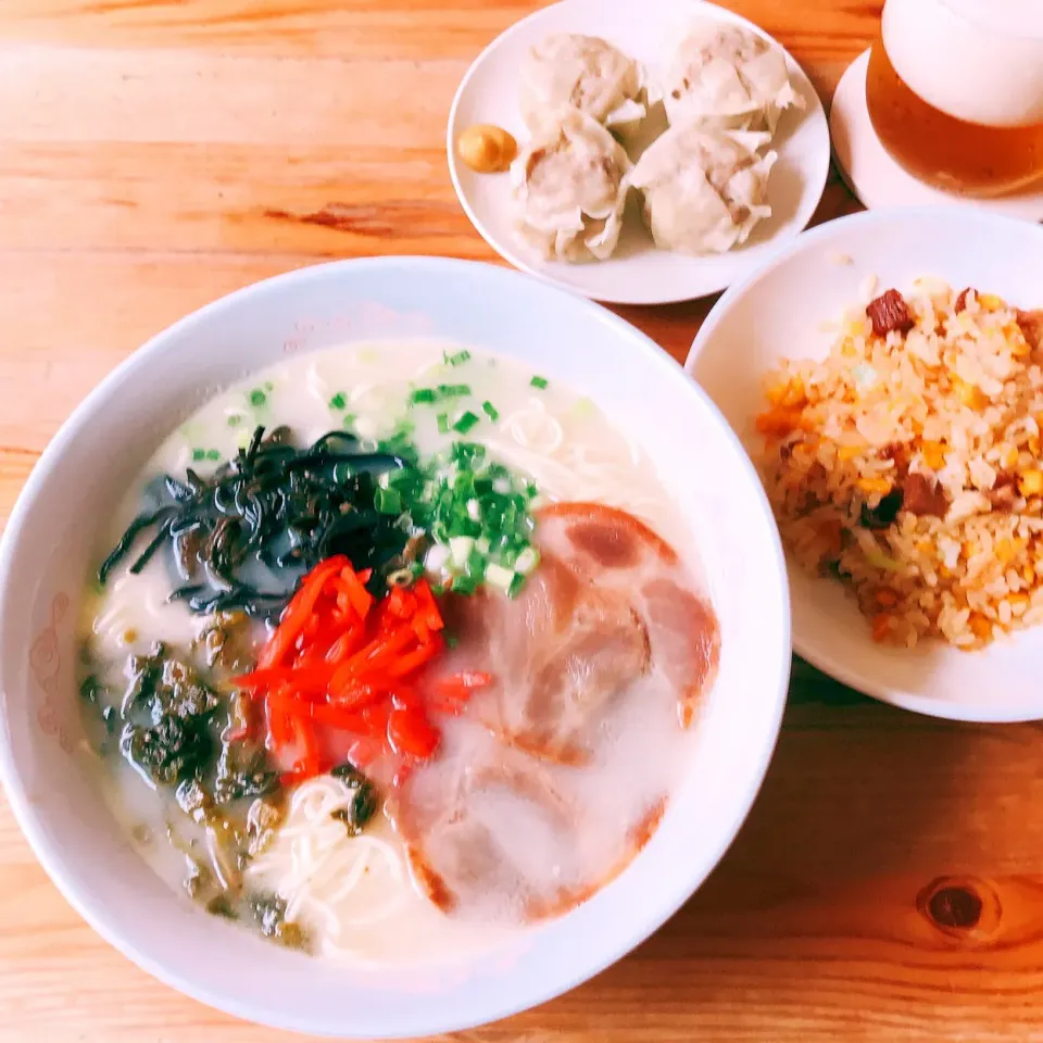 Snapdishの料理写真:とんこつラーメン|Ruotoさん