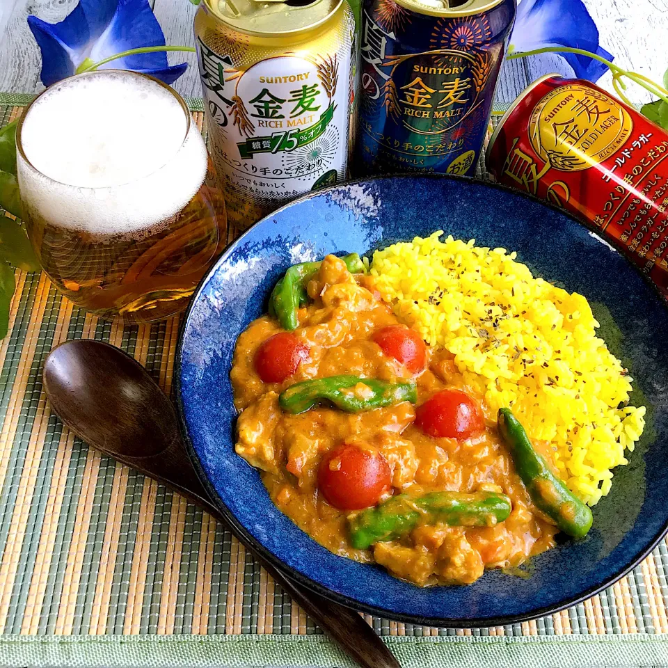 夏野菜たっぷり！栄養満点★ヨーグルトチキンカレー♪|夢ーテルさん