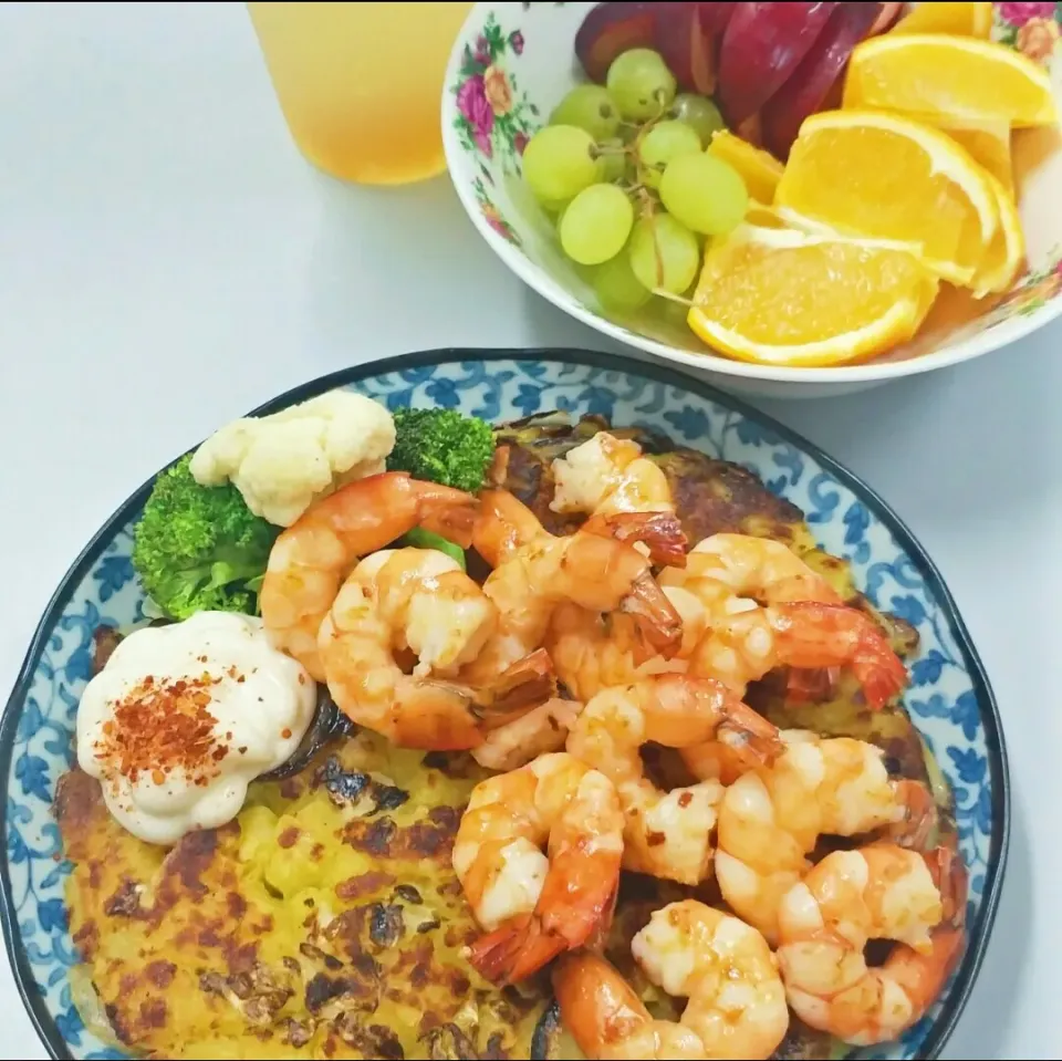 Bubble and Squeak with Prawns|Nura Hazさん