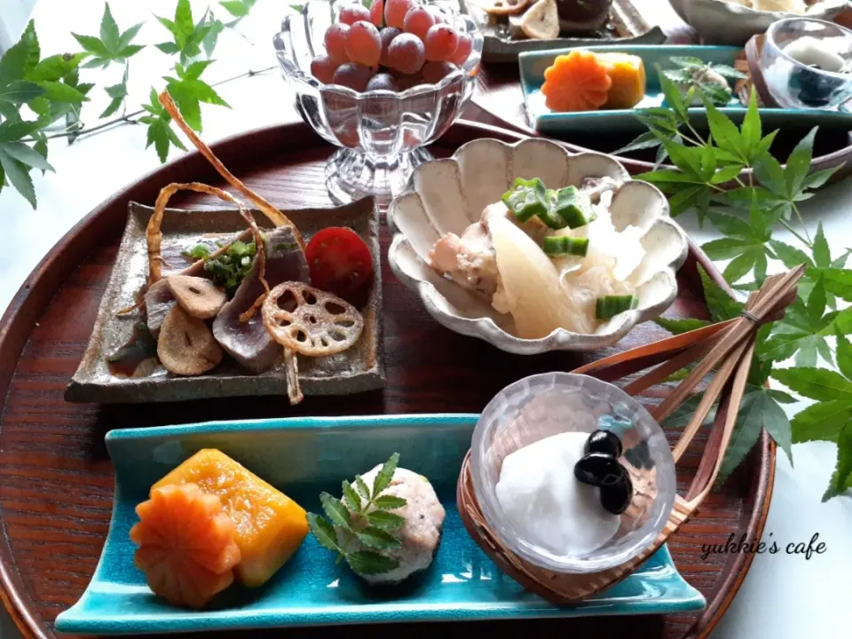 Snapdishの料理写真:生カツオのタタキで和食ごはん(*¨*)♪|ぐぅぐママ（Yukkie）さん