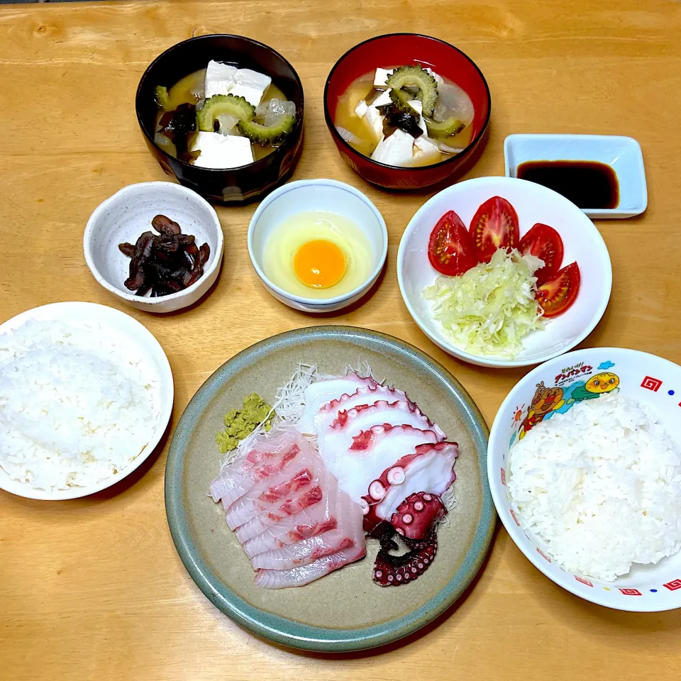 🐟カンパチ&タコ🐙刺身|Makokoさん