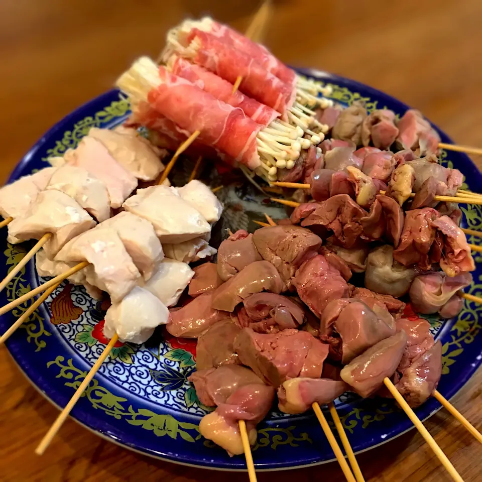 仕込中。低温調理仕込焼き鳥🏮|くろあおさん