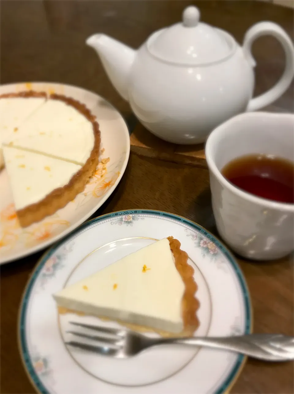 Snapdishの料理写真:レアチーズタルト🧀|洋子さん