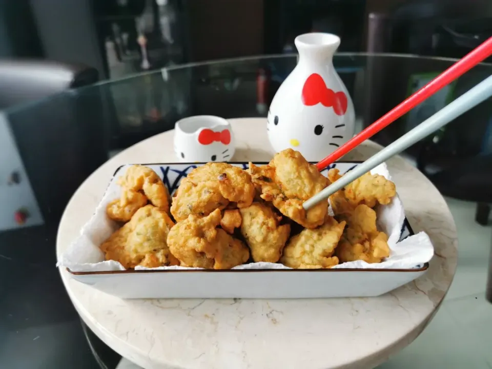 Alexfavfood's dish Shrimp Fritter フリッター|Alexfavfoodさん