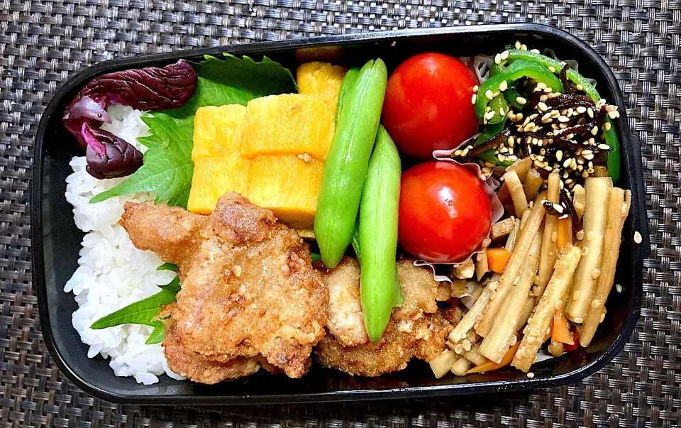 ８月2日のお弁当　お野菜を100g以上取りましょう弁当です。|ナタママさん