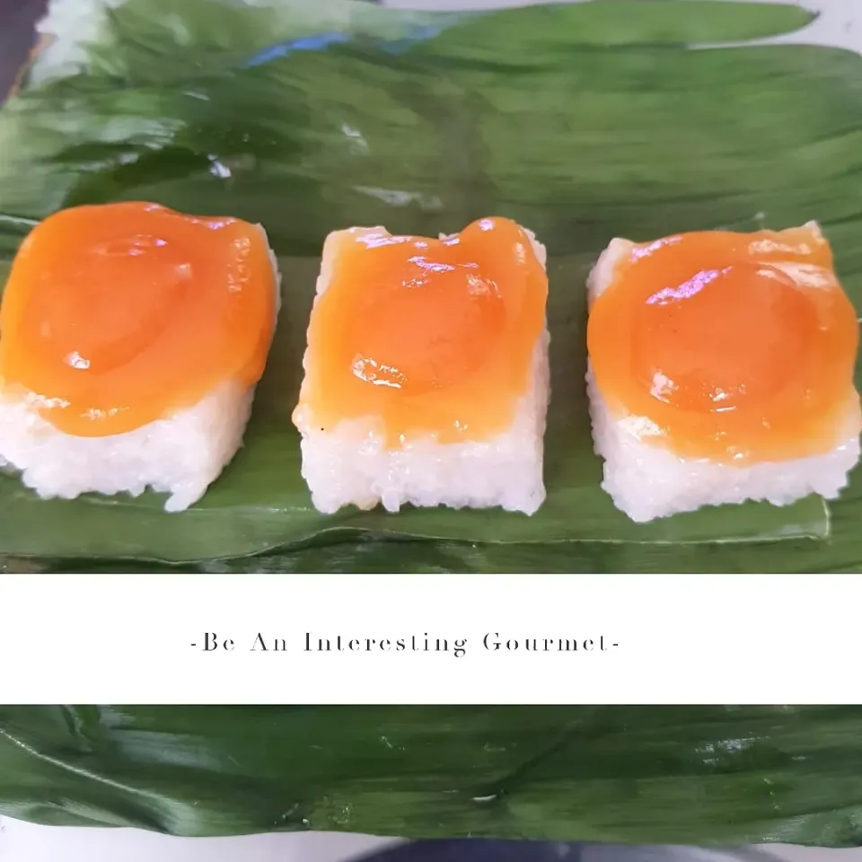 Snapdishの料理写真:Alexfavfood's dish Pulut Tayy Tayy (Glutinous Rice with Kaya Topping) |Alexfavfoodさん