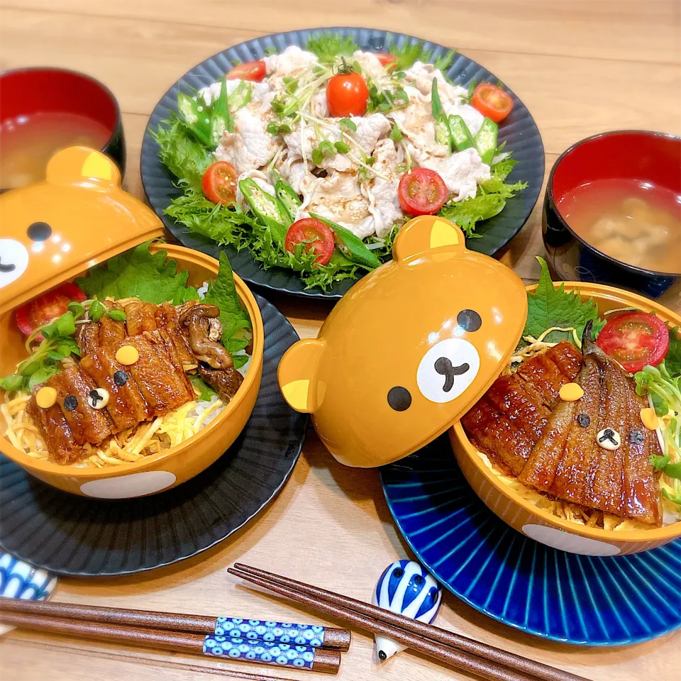 Snapdishの料理写真:リラックマうな丼|せいこさん