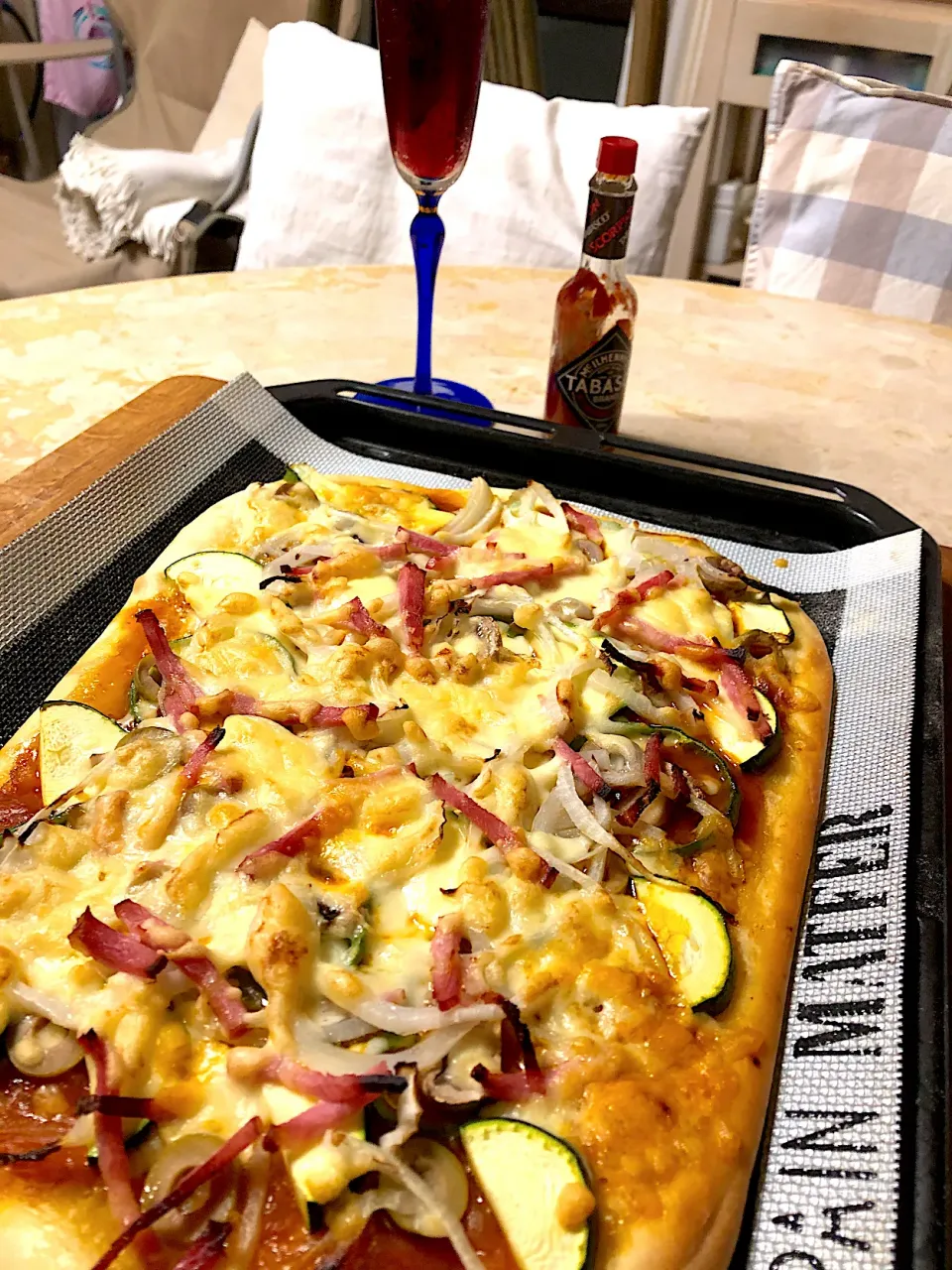 Snapdishの料理写真:おうちピザを楽しもう🍕|MIEKO 沼澤三永子さん