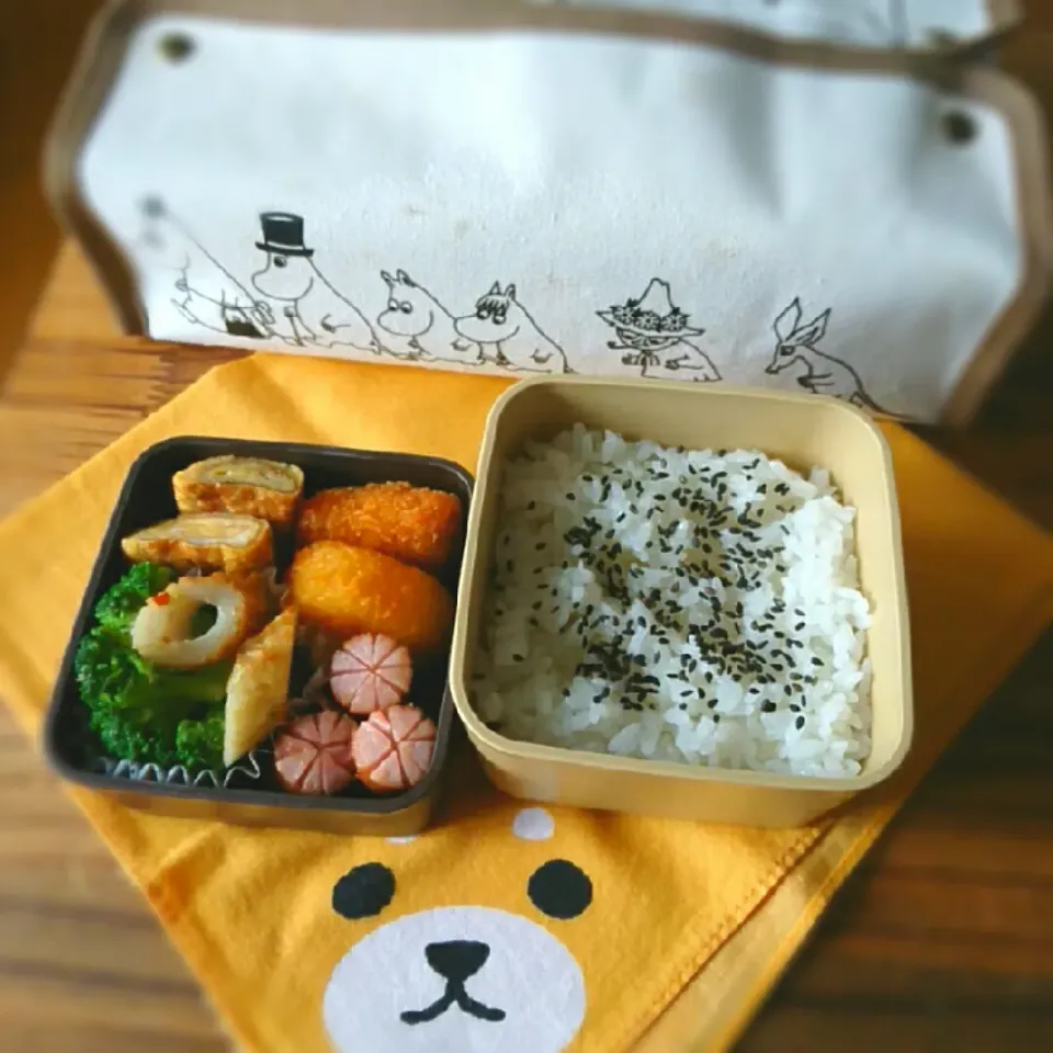 Snapdishの料理写真:今日のお弁当 8/3|ふ〜たん**さん