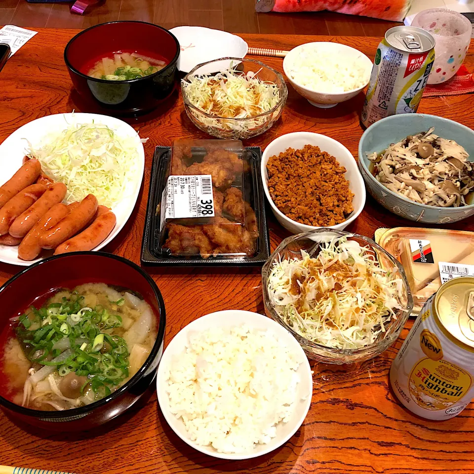 食べたい物ばっかり✌️残りは弁当に🍱|すかラインさん