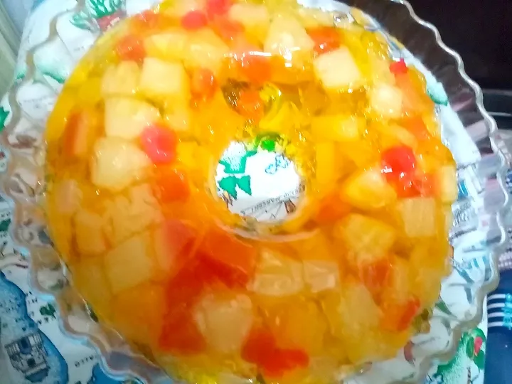 Gelatin mix fruts love test|Evaさん