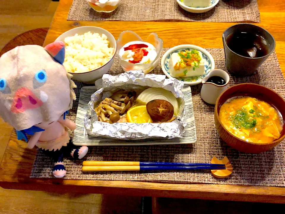 鮭のホイル焼きなど|ヒヨリ飯さん