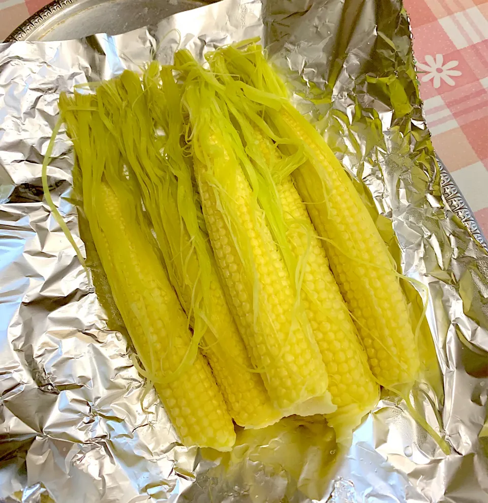 初めましてなヤングコーン🌽|このみんさん