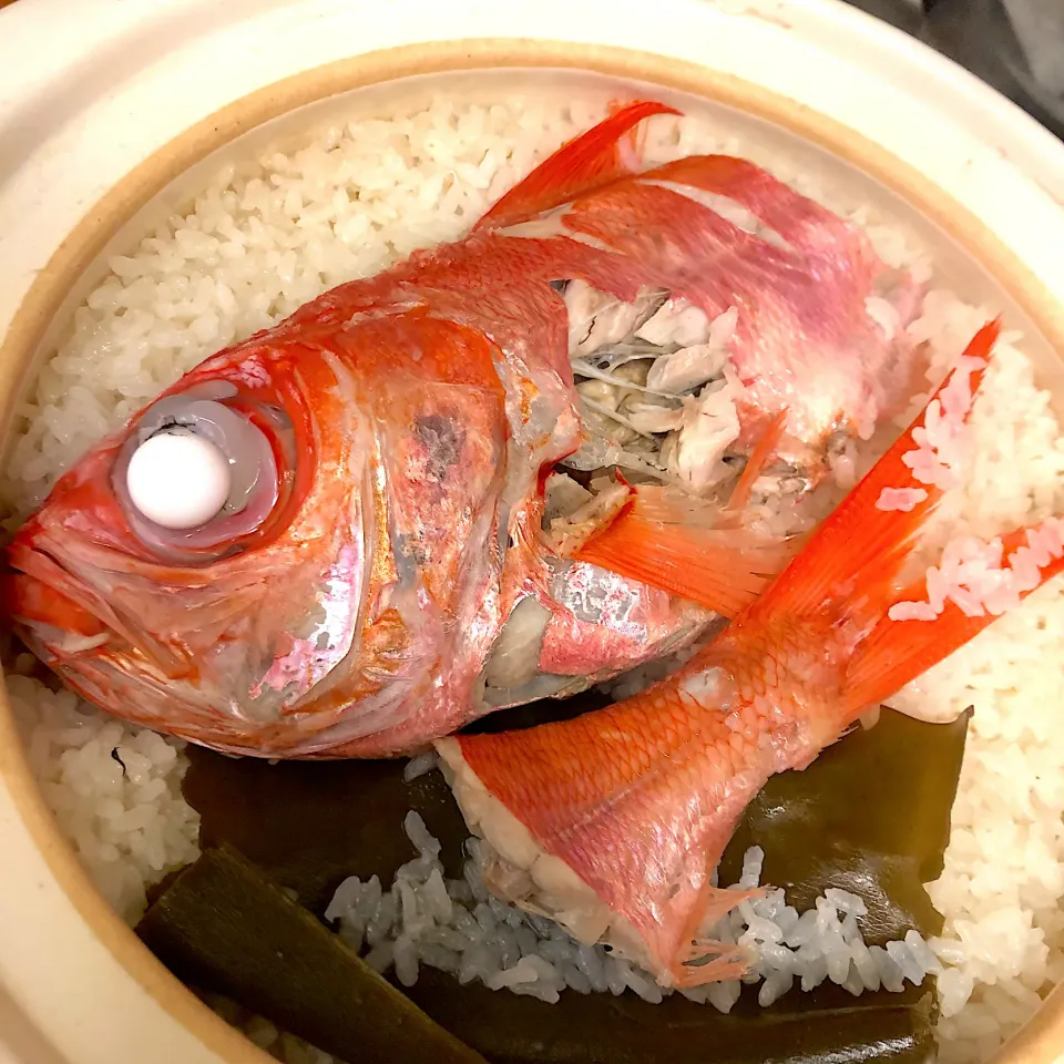 金目鯛の土鍋ご飯|あきころさん