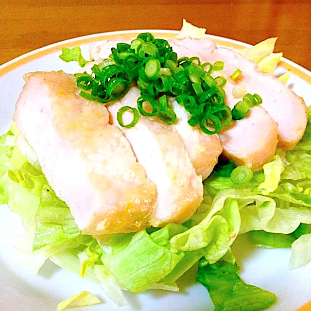 自家製チキンサラダ🥗|まいりさん