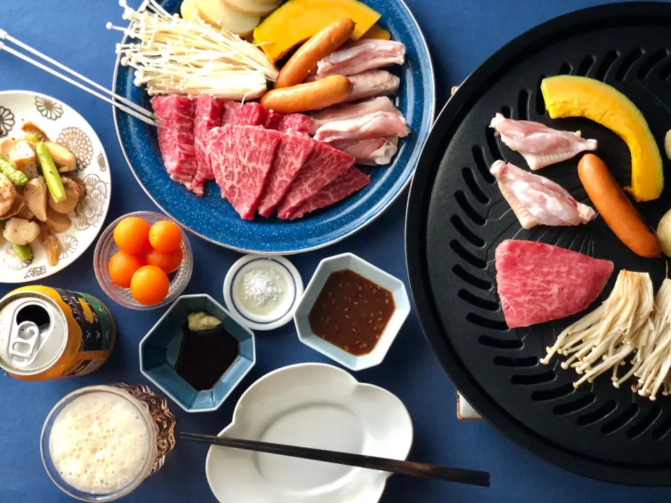 おうちで焼肉　Grilled meat|マユマユさん