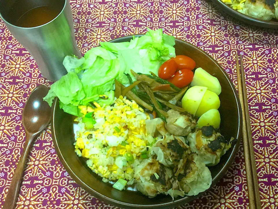 ペペロンチーノチャーハン|晩ご飯さん