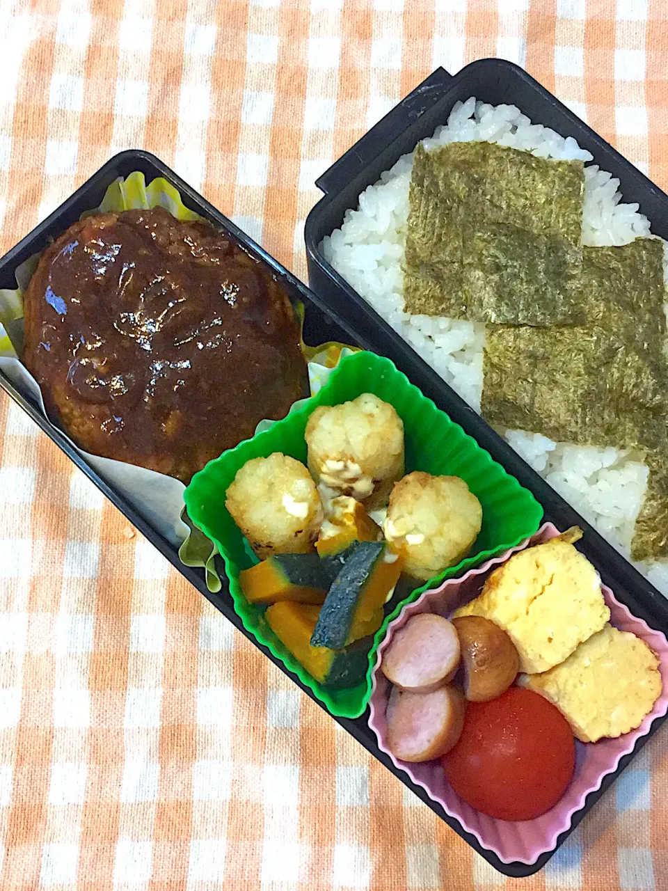 8/4☆旦那☆バーグ弁当|ちーさん