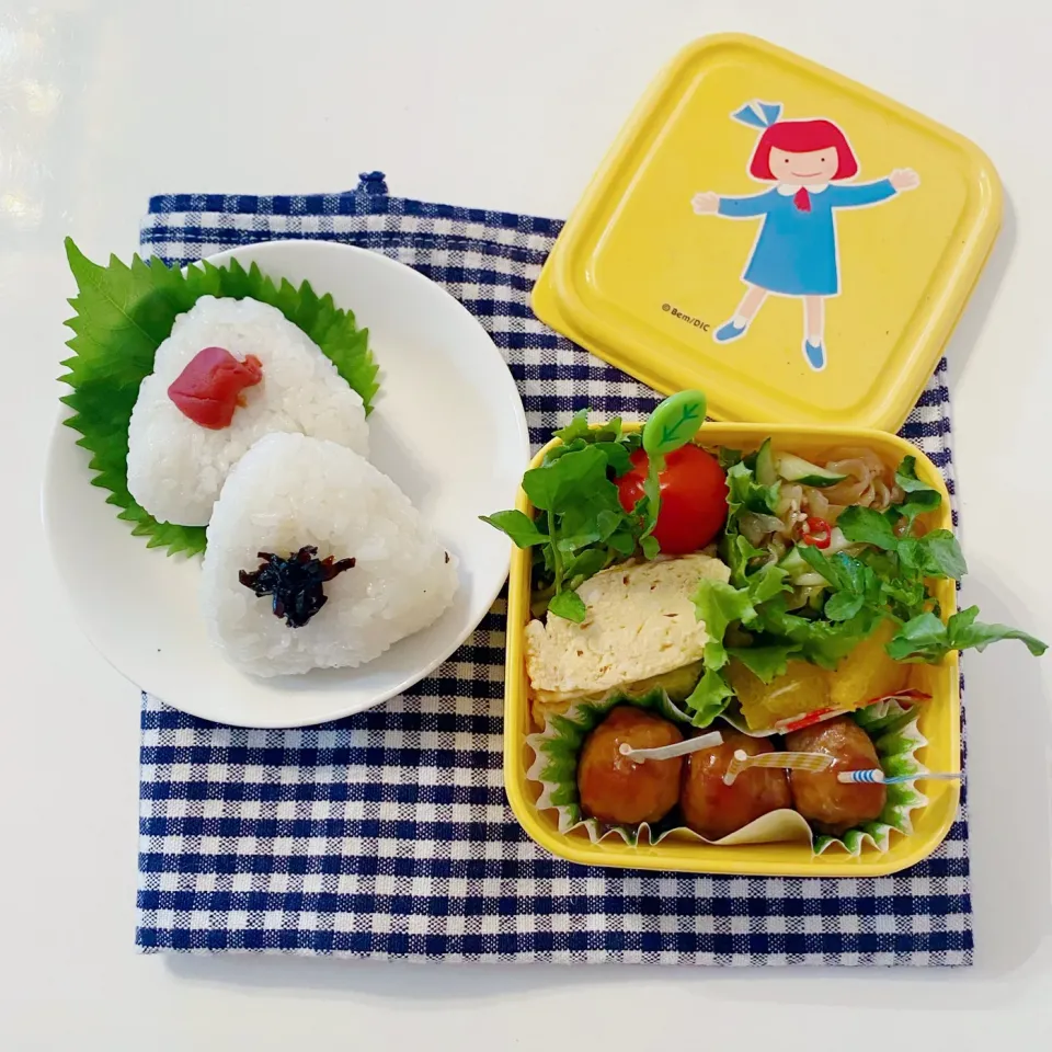 Snapdishの料理写真:おにぎり弁当|Mikaさん