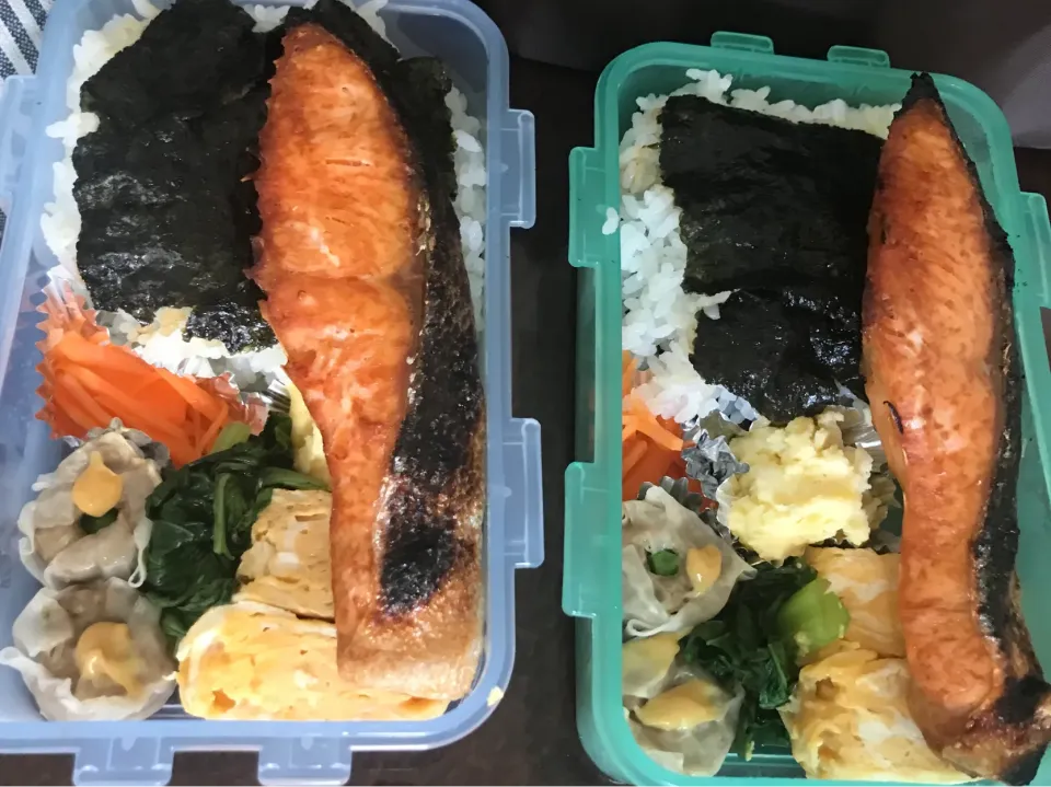 海苔シャケ弁当|純さん