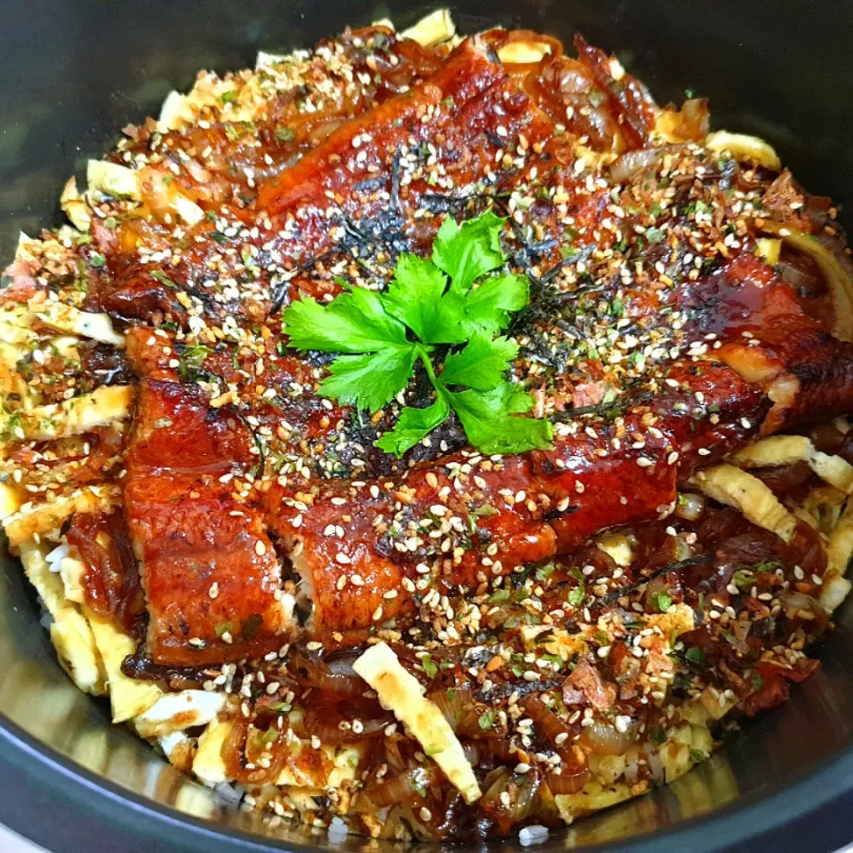 envymaqueen's dish Unagi Rice Bowl w/ Corn|envymaqueenさん