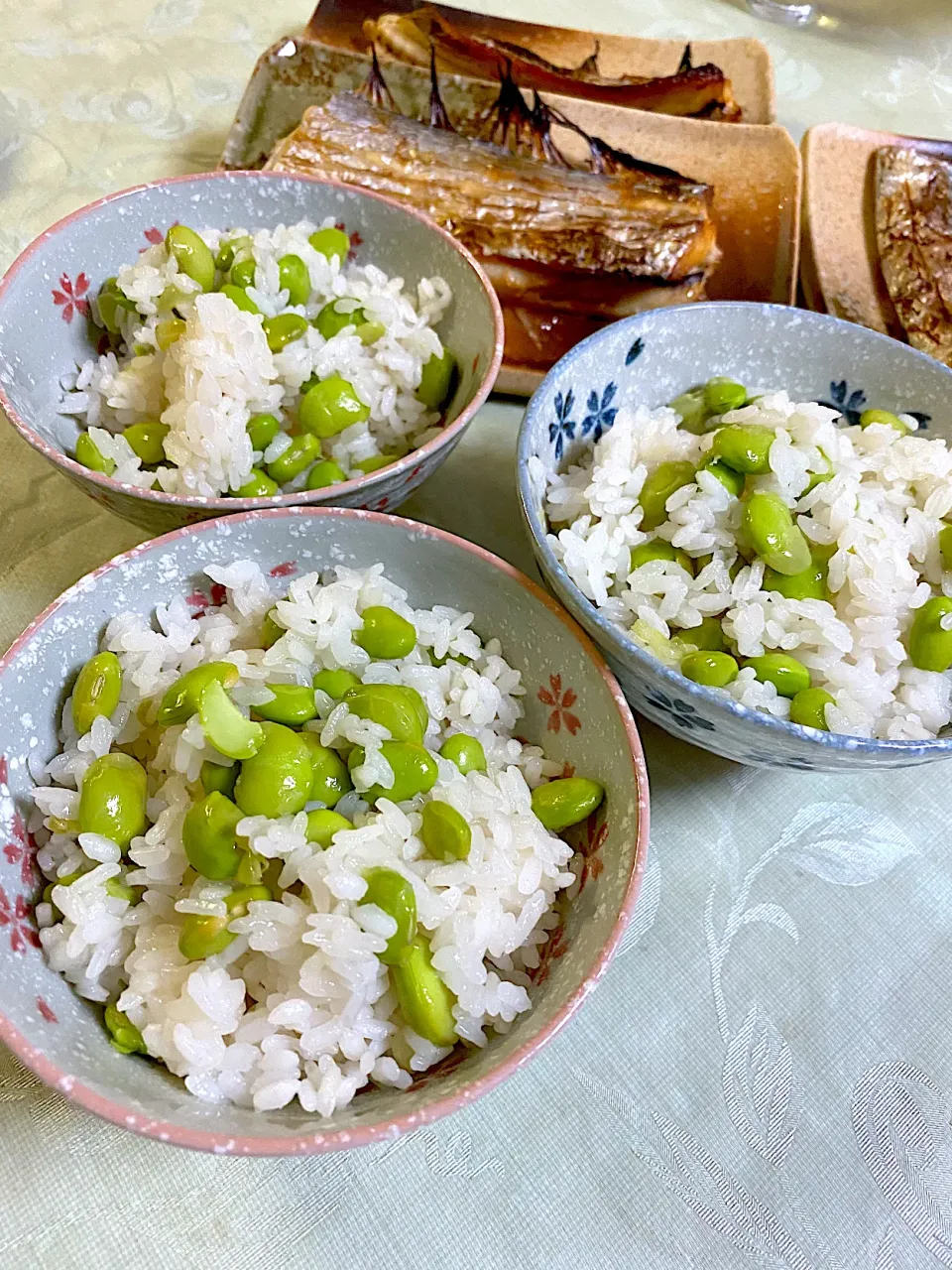 だだちゃ豆の炊き込みご飯🍚|ぽっちさん