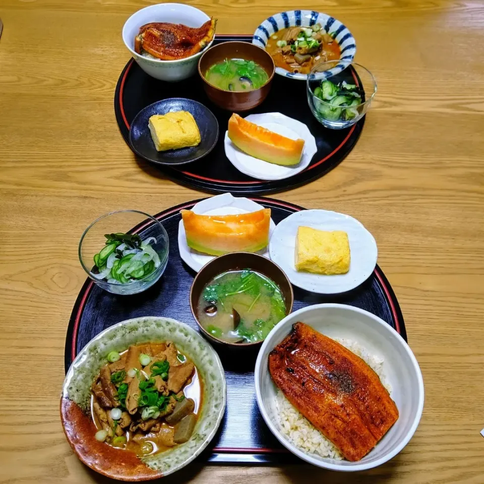 『二の丑 うな丼と永井食堂のもつ鍋』|seri-chanさん