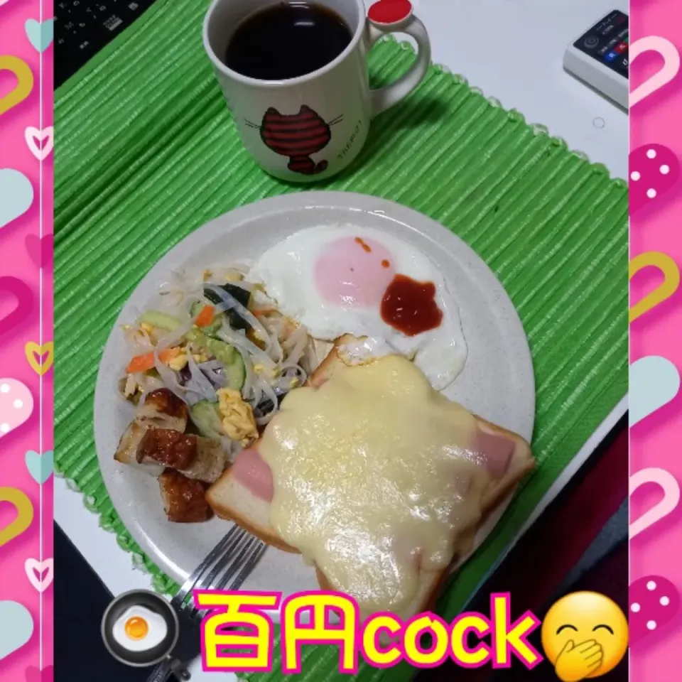 Snapdishの料理写真:🍳百円cock🤭|ジロー7さん