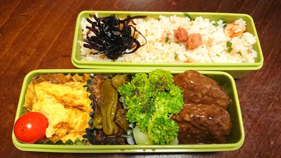 イシイのハンバーグ弁当|りょーさん