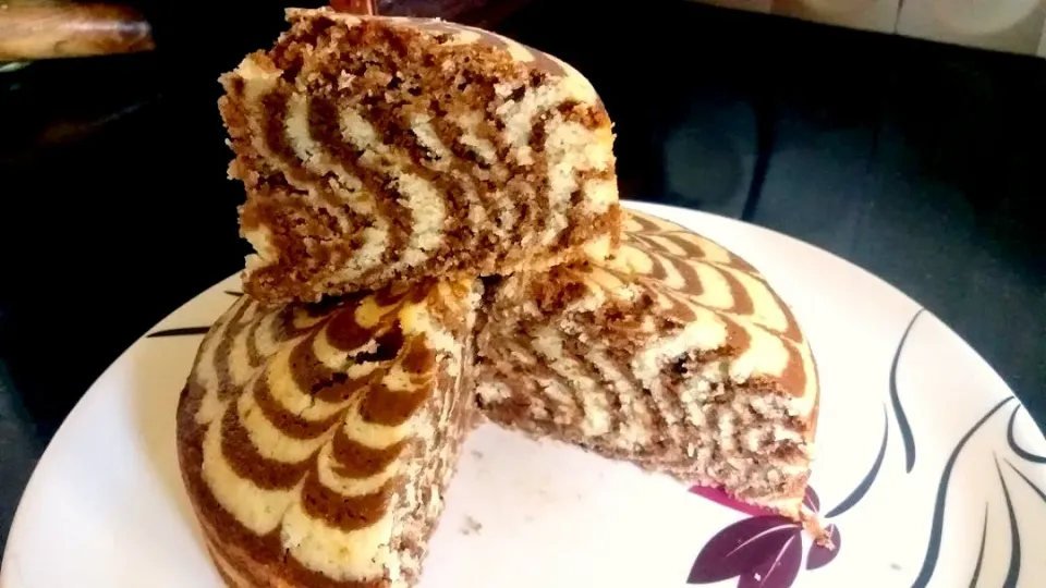 zebra cake|Aaru's kitchenさん