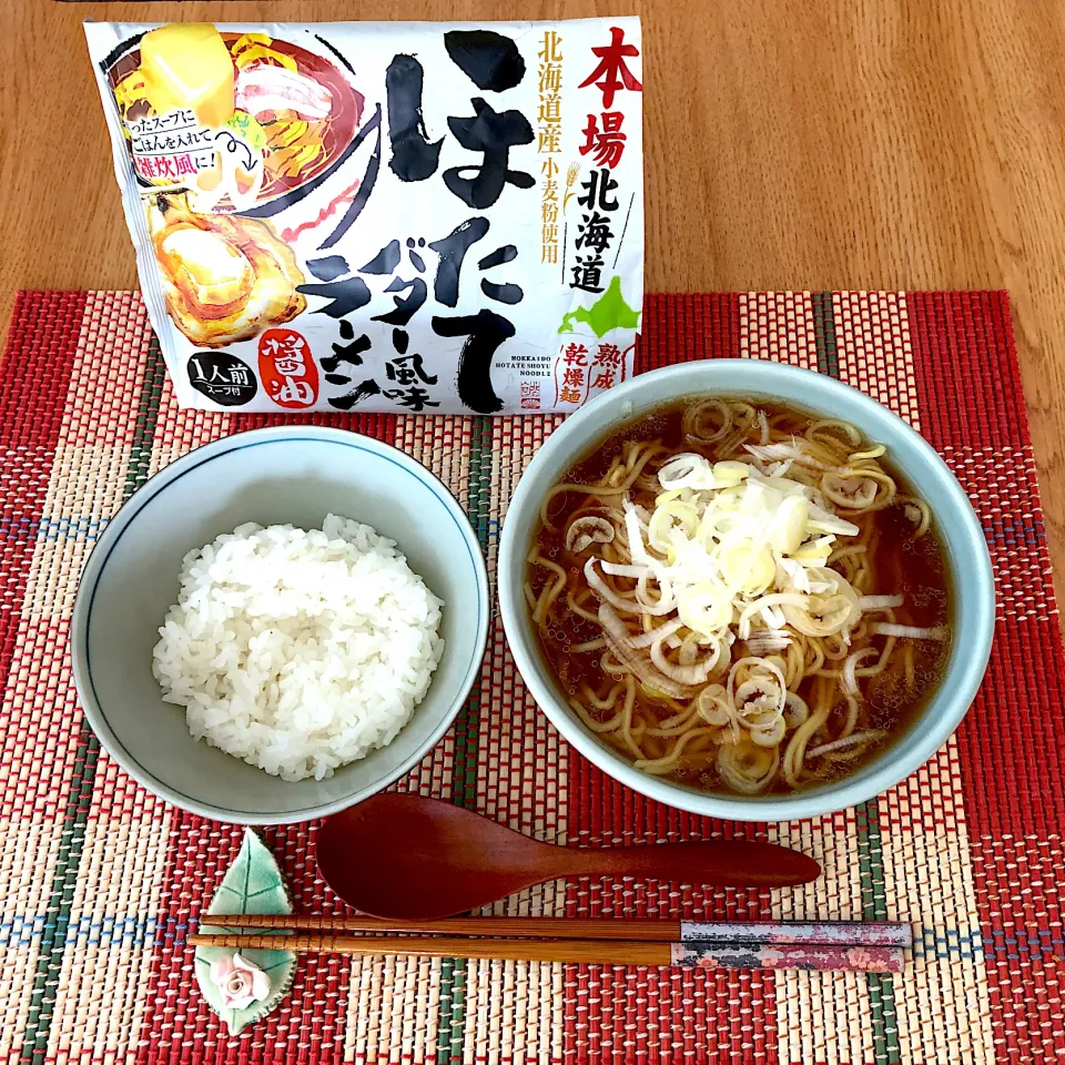 Snapdishの料理写真:ホタテバター風味ラーメン|まきまきさん