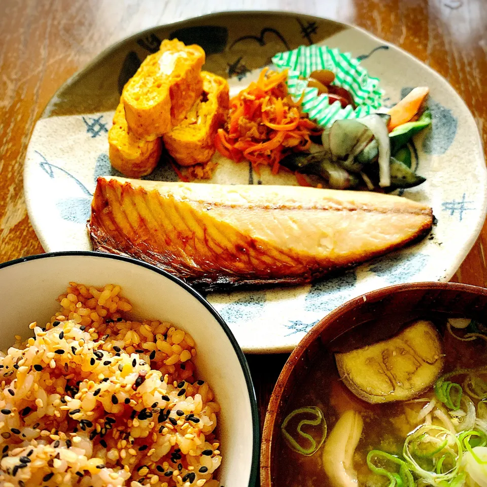 塩鯖定食|プチテンよすさん