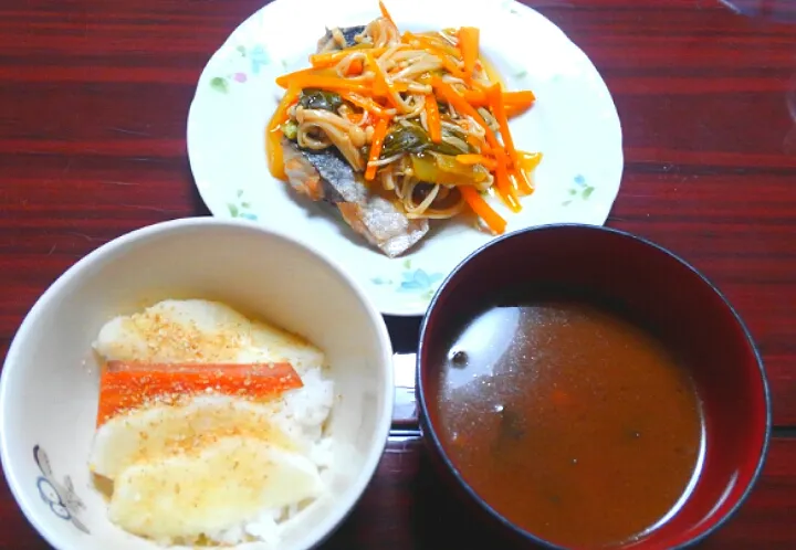 ８月５日　鯖のあんかけ　お味噌汁|いもこ。さん