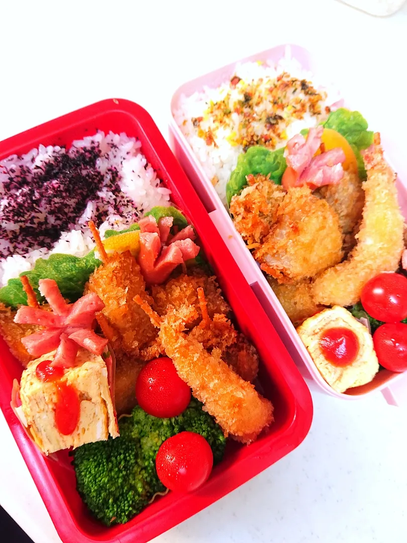 Snapdishの料理写真:串カツ弁当|Dorothy memorable dishesさん