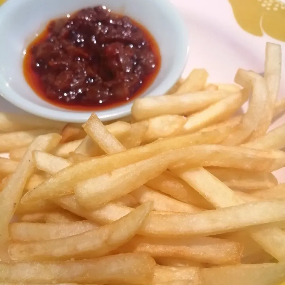 French fries with Mexican Salsa|Rubyさん