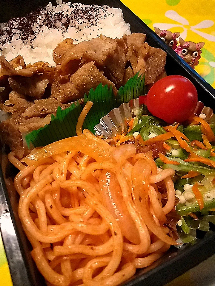 Snapdishの料理写真:夫の弁当|みどりさん