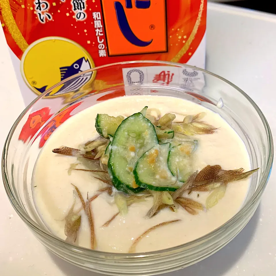 スプーンで食べる簡単豆腐汁|あささん