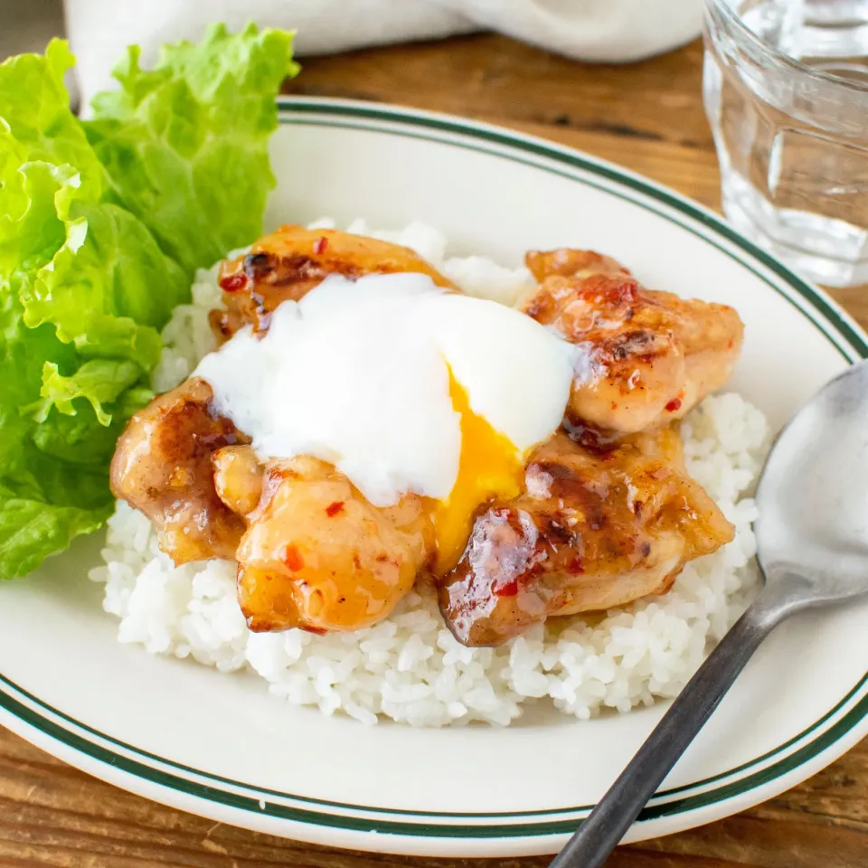 液体塩こうじで♪柔らかチリソースチキンのカフェごはん風♪﻿|ハナマルキさん