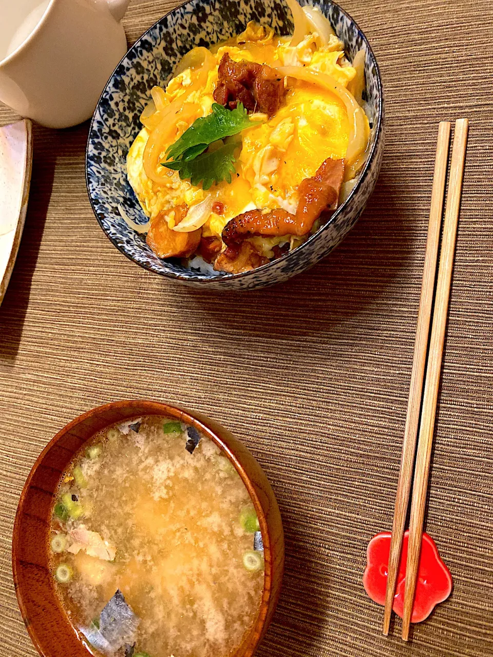 サバ缶のあら汁と焼き鳥缶の親子丼|Chiさん