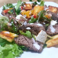 Snapdishの料理写真:steak salad|Julzさん