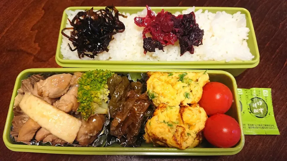 鶏モモのさっぱり煮弁当|りょーさん