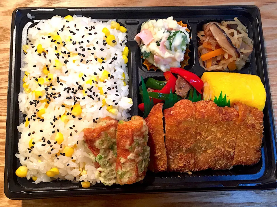 トウモロコシ磯辺揚げ弁当|あぐりさん