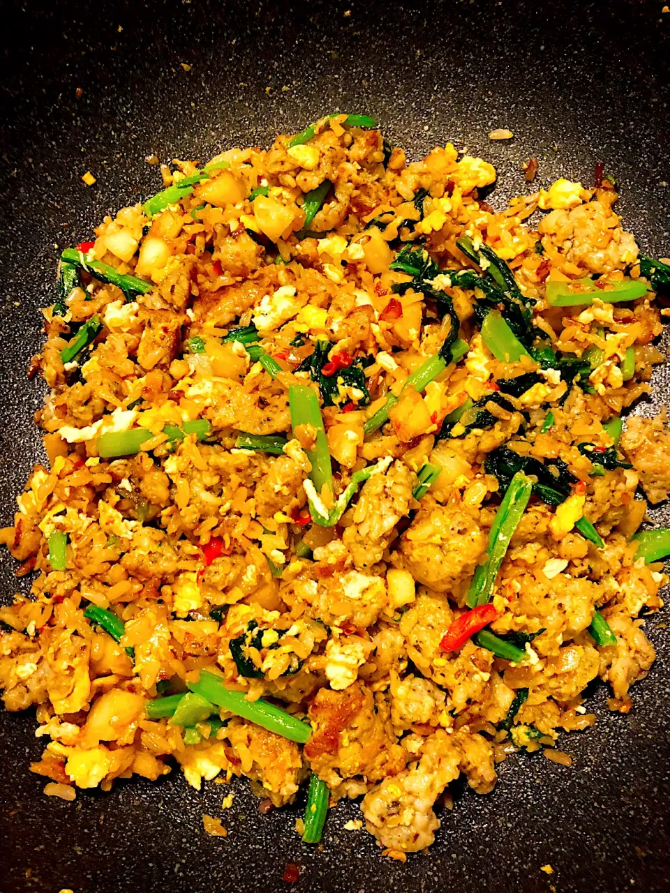 My Thai chicken fried rice. little spicy🌶🌶🌶😋😊😘|Zさん