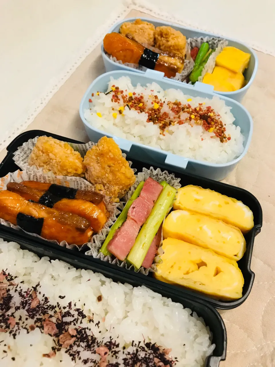 旦那さんと学童次男のお弁当🍱|だまさん