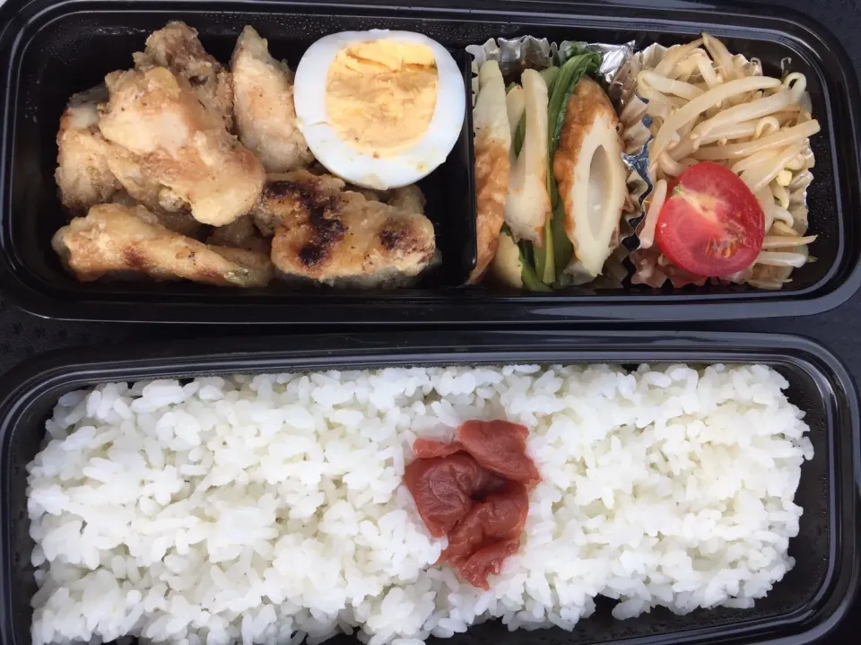 Snapdishの料理写真:弁当　鶏胸肉のマヨポン焼き|ssssskkkkkさん