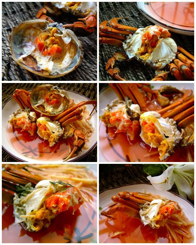 steamed mitten crab|steven z.y.さん