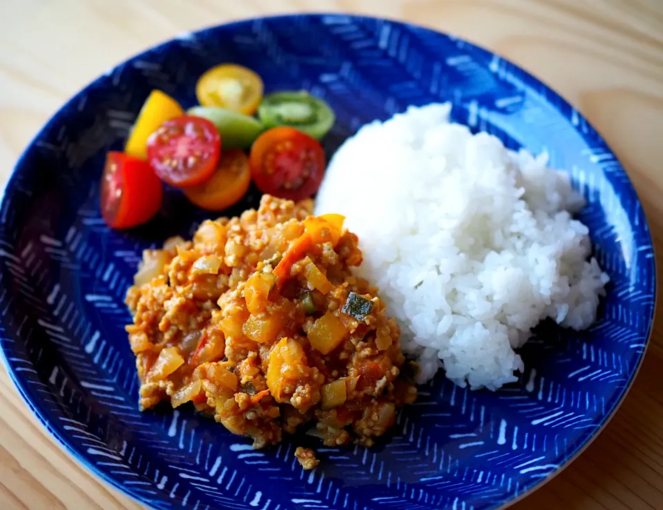 野菜たっぷりキーマカレー|ぷたさん