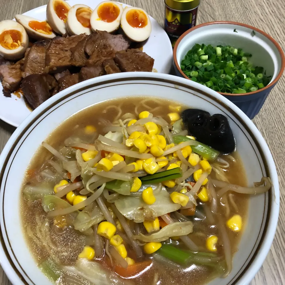 味噌ラーメン　自家製チャーシュー&煮卵|seiko Oさん