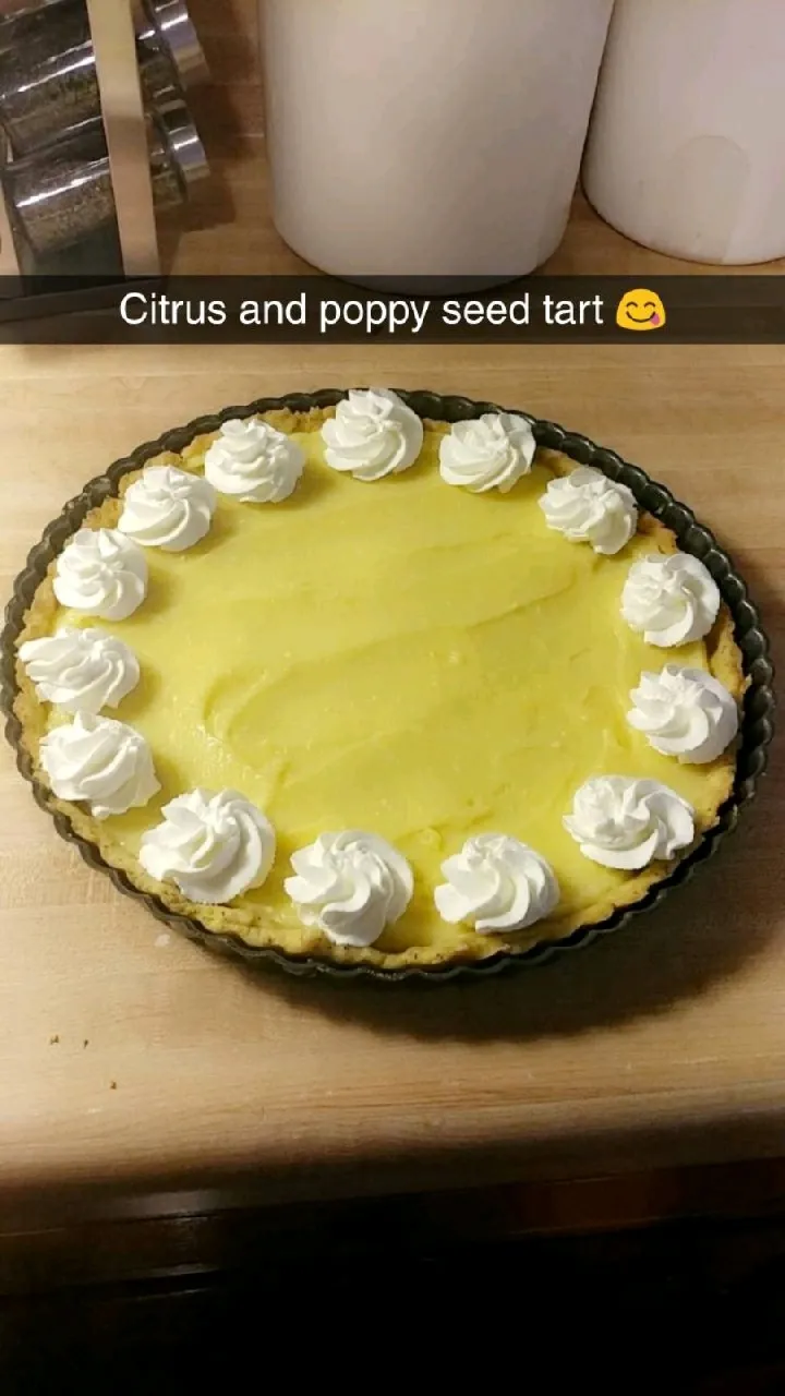 citrus poppy seed tart|cwalker12396さん